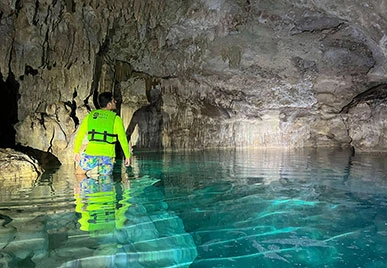 Snorkel en cenote Nido de Halcón